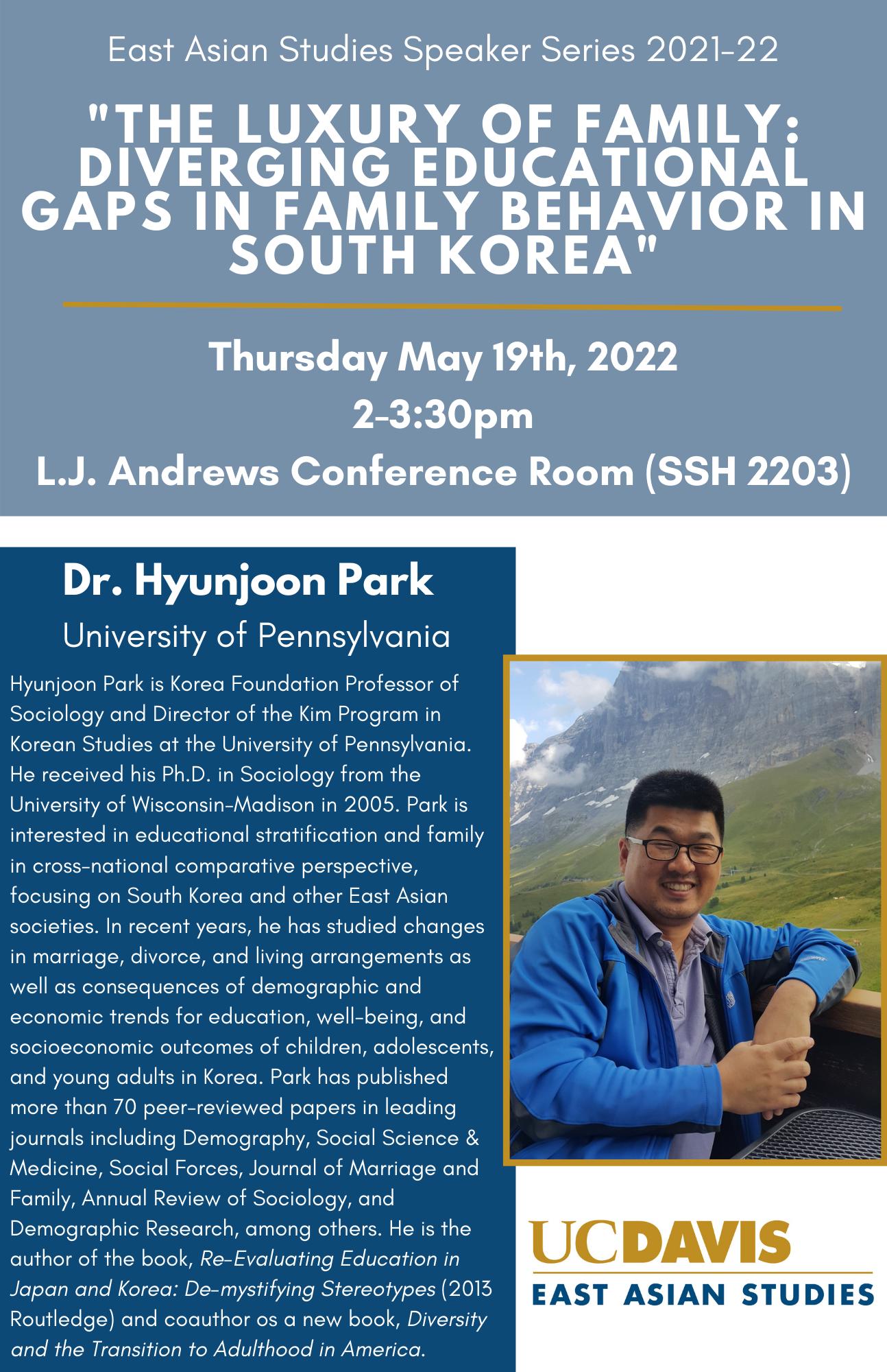Flyer for Hyunjoon Park