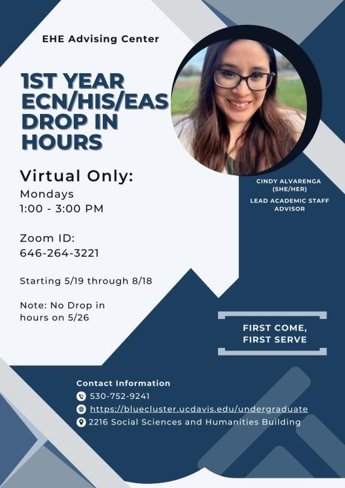First Year Drop in Hours 2025; Mondays from 1-3PM starting 5/19 through 9/18